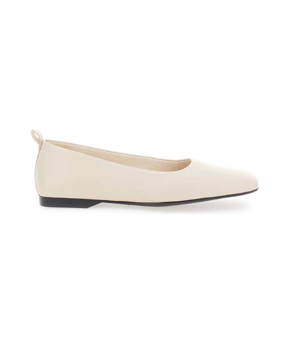 フラットシューズ Vagabond SS24 DELIA OFF WHITE COW LEATHER (VBS530720102) Delia | Shoes | Off-white | Woman | Vagabond
