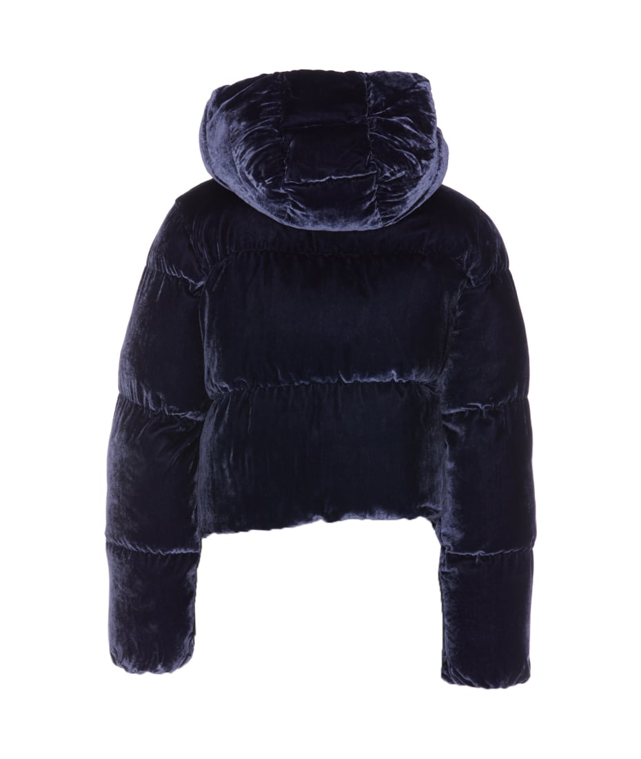 Elisabetta Franchi Velvet Down Jacket | italist