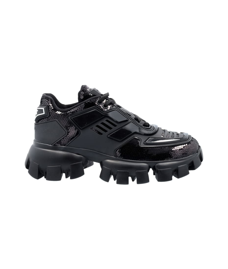 Prada Cloudbust Thunder Sequin Sneakers | italist