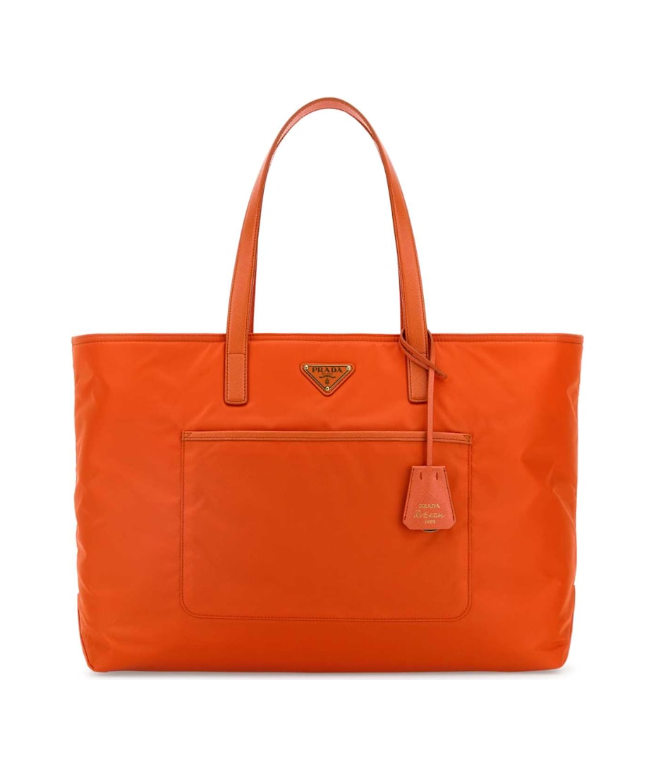 【関税&送料込】Prada Biscuit Re-Nylon Large Re-Edition 1978 Prada Re-Edition 1978 Large Re-Nylon and Saffiano Leather
