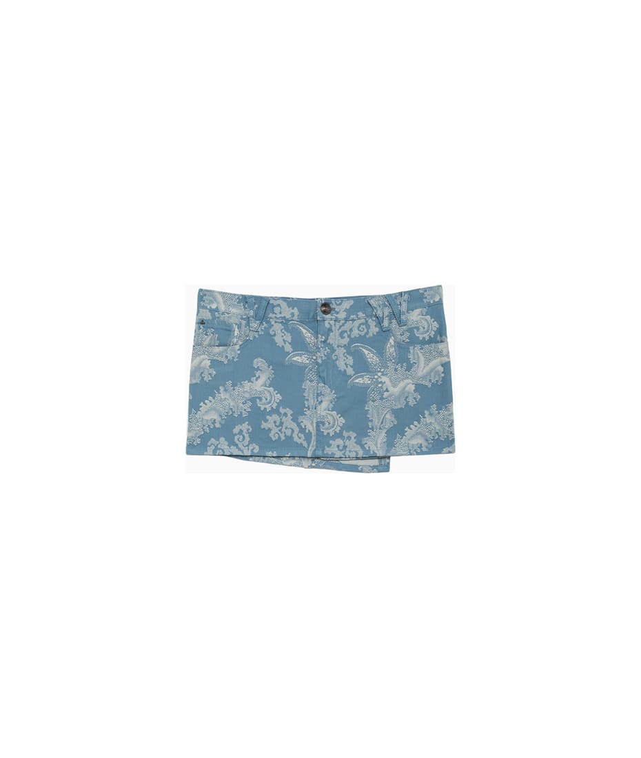 Vivienne Westwood｜SKIRTS (FOAM SKIRT (19030012 W00HY K3 Vivienne Westwood Foam Corset Skirt in Blue | LN-CC