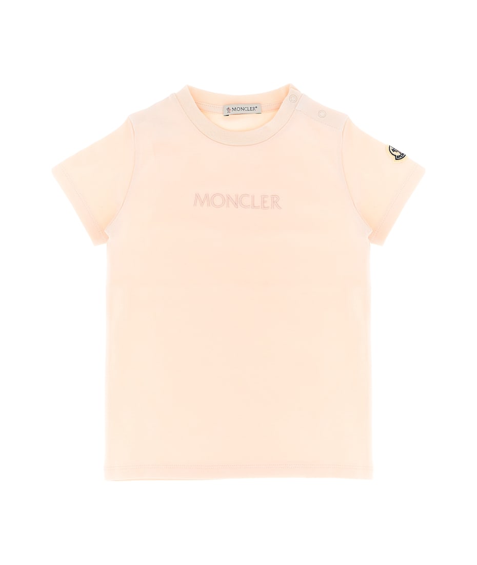 【送料&関税込】Moncler Logo Embroidery T-shirt Moncler Logo Embroidery T-shirt | italist