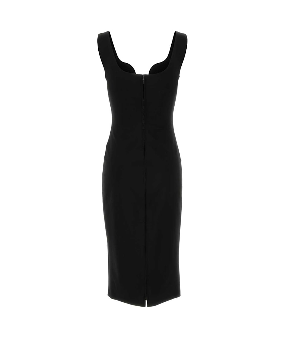 ワンピース GIORGIO ARMANI Black Stretch Viscose Blend Sheath Dress Giorgio Armani Black Stretch Viscose Blend Sheath Dress