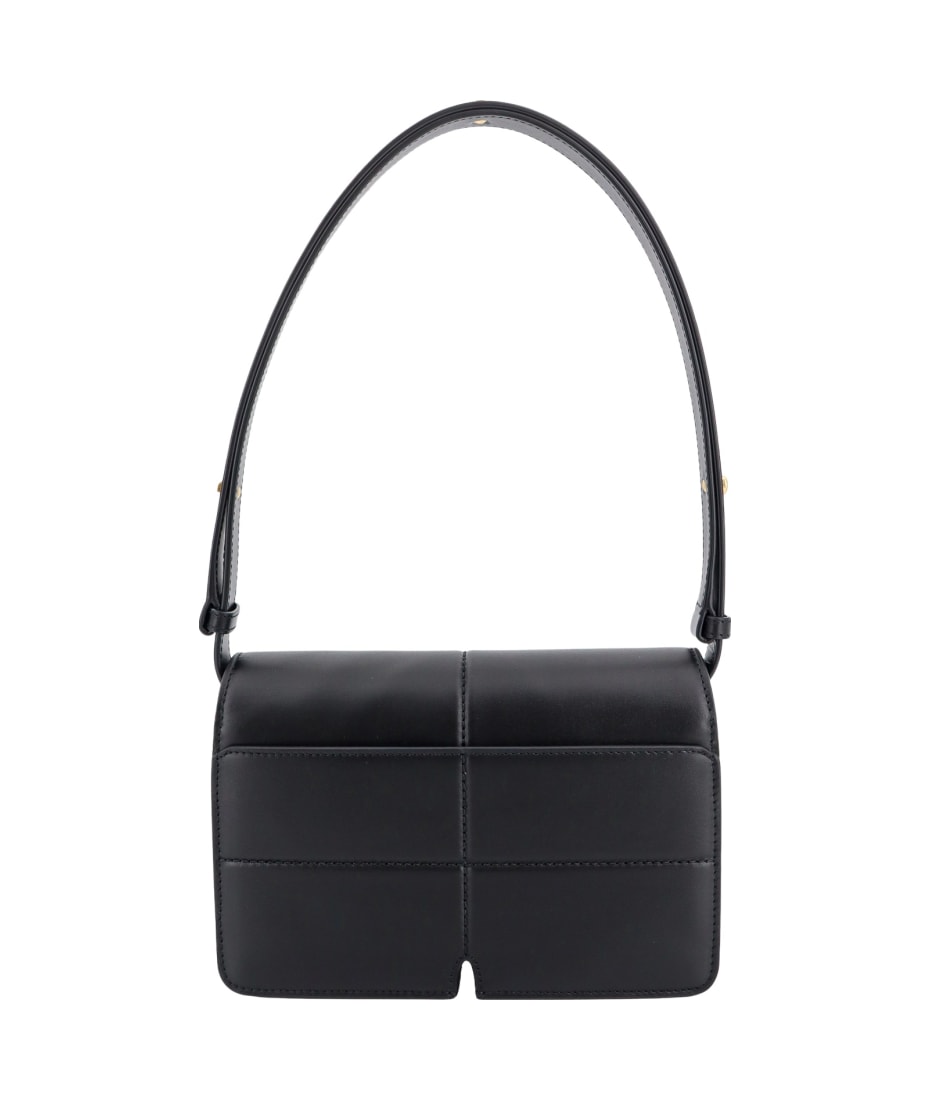 【関税&送料込】Burberry Black Leather Snip Shoulder Bag Snip Bag in Black - Women | Burberry® Official