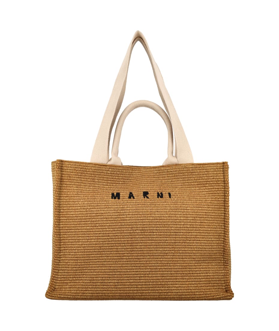 Raffia Large Tote Bag