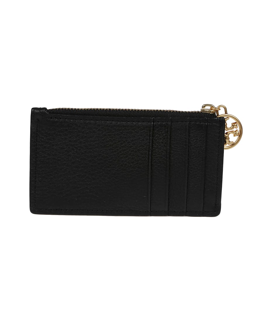 Tory Burch Miller Top Zip Leather Card Case