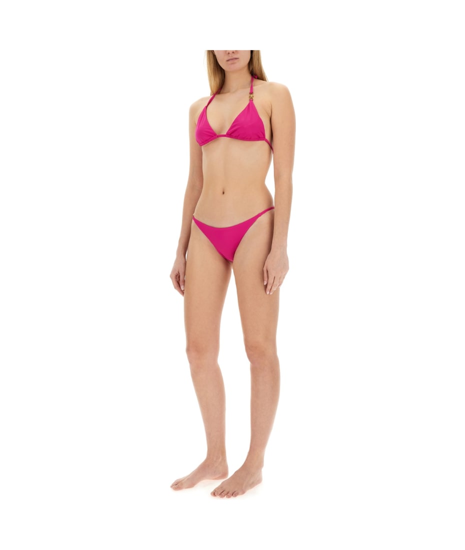 ビキニ Versace Medusa 95 Bikini Bottom Versace Medusa '95 Bikini Bottom in Black Stretch Fabric
