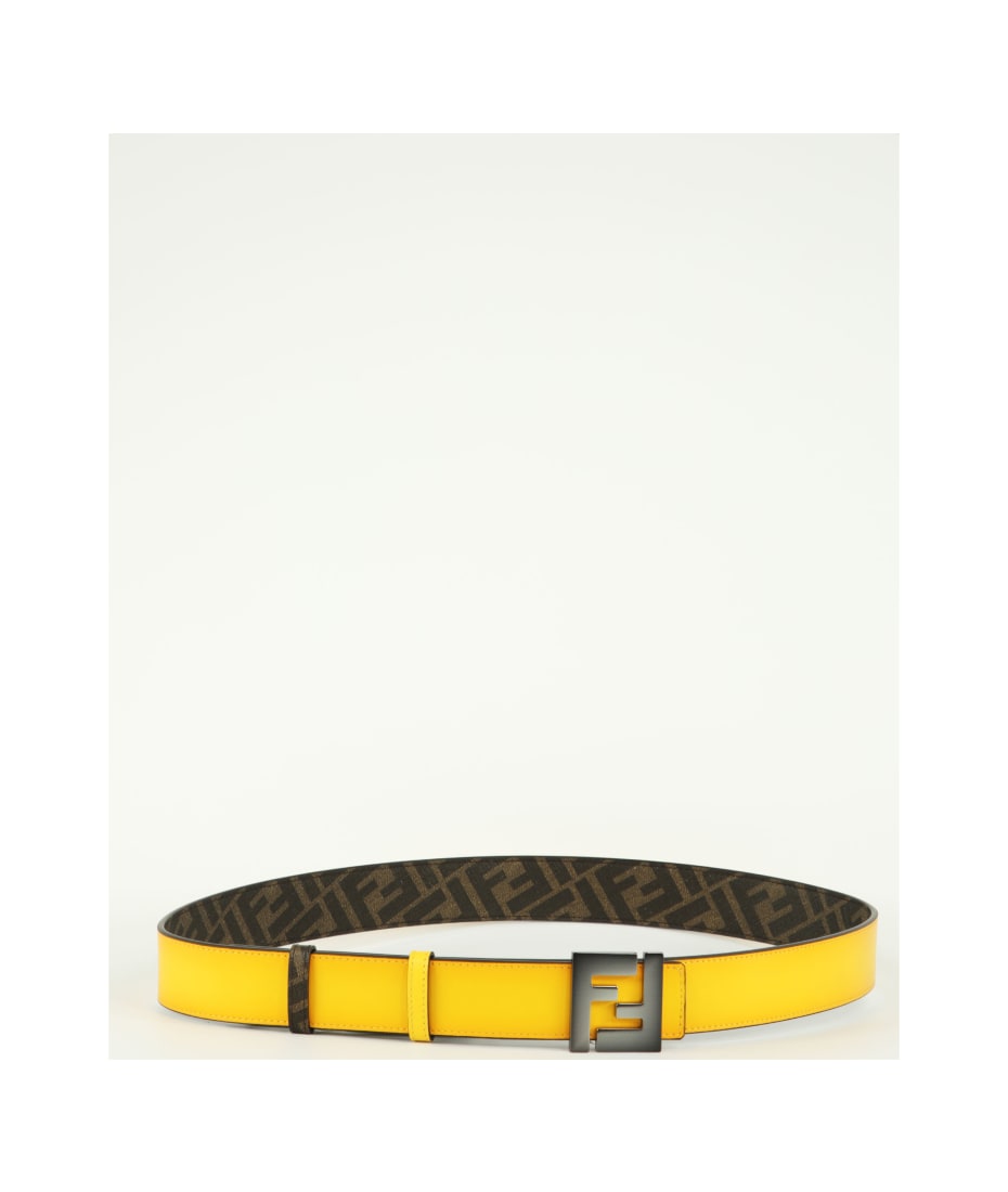 FENDI Yellow Leather Belt イエローレザーベルト FENDI Yellow Leather Belt イエローレザーベルト 【公式通販】