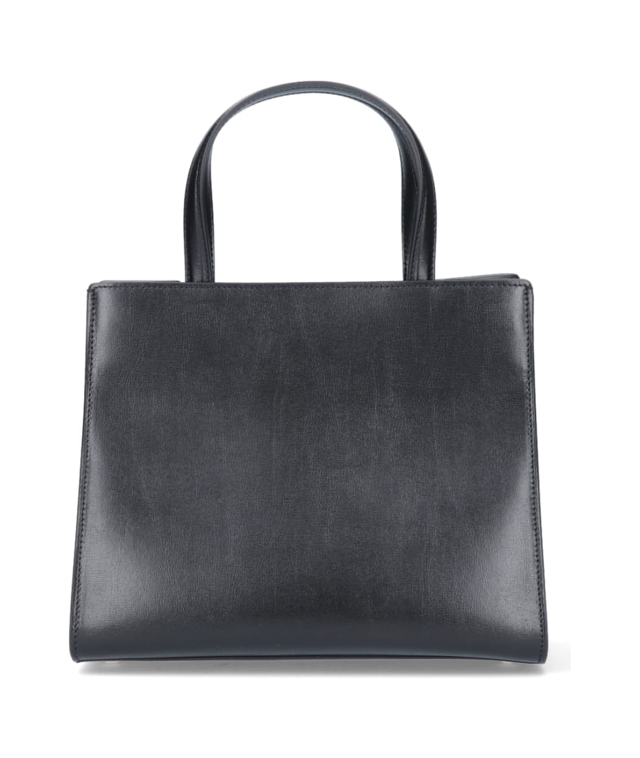 【送料&関税込】Ferragamo Bow Tote Ferragamo Vara Bow Black Smooth Leather Tote - 1DXS2C | JTV