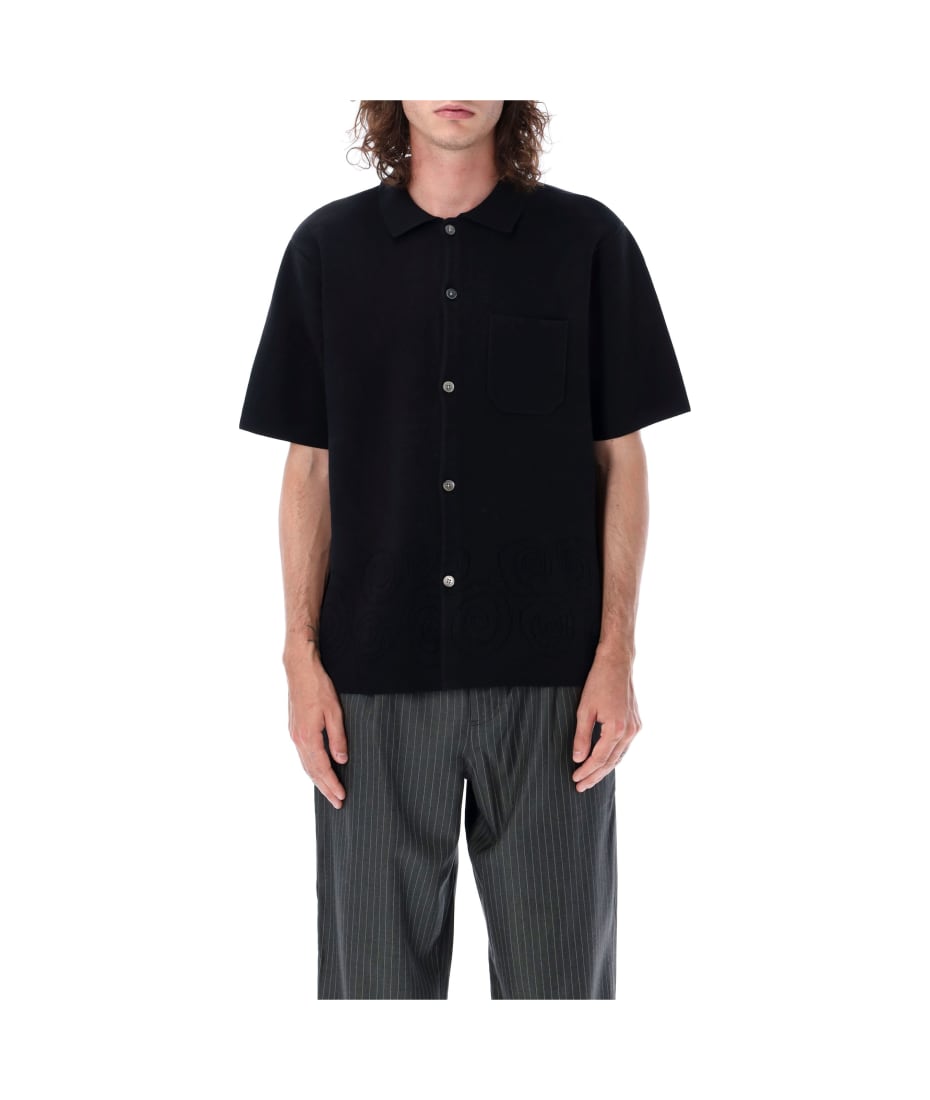 Stussy Perforated Swirl Knit Shirt | italist