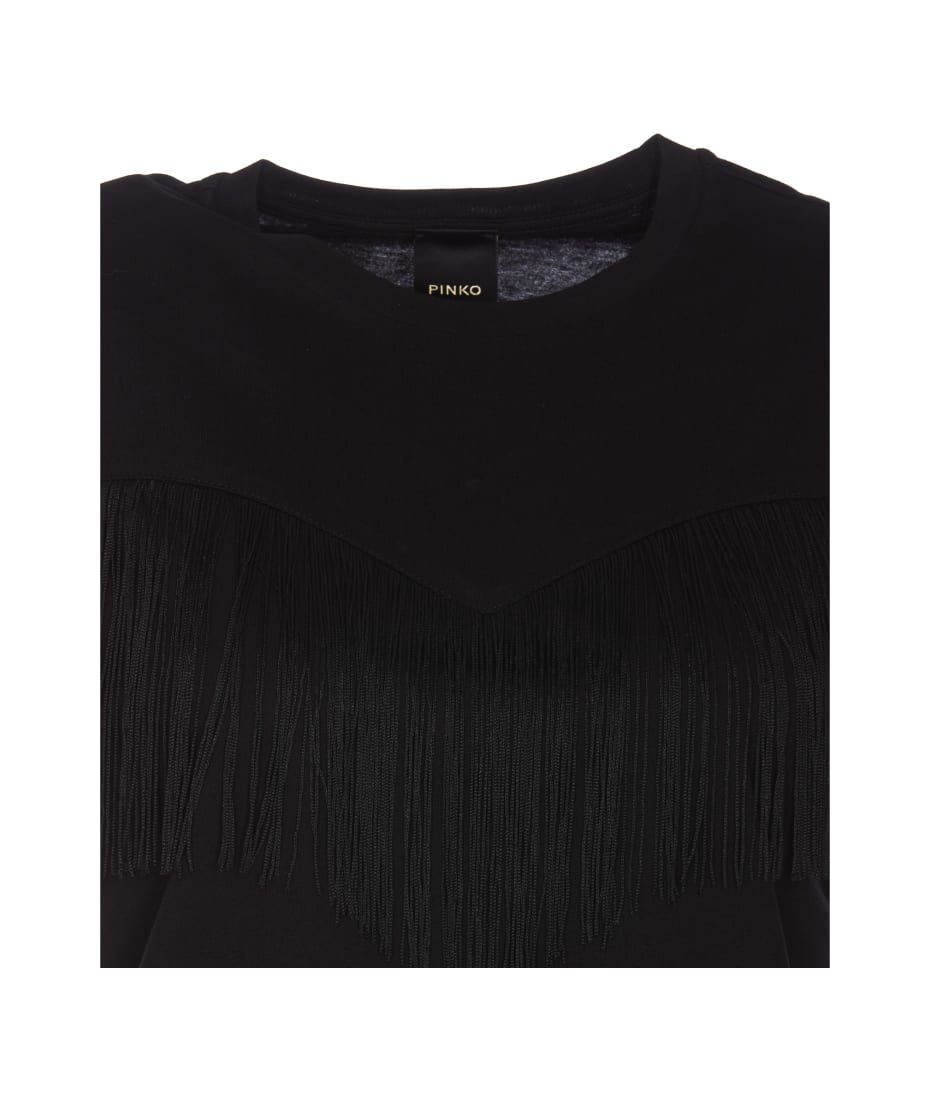 Tシャツ・カットソー PINKO 105145 A2LT ZI6 Shirts PINKO star-print T-shirt | Black | FARFETCH JO