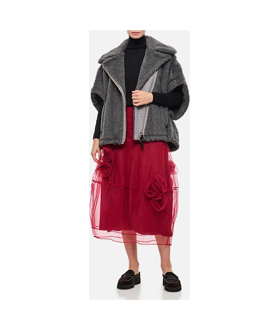 ポンチョ・ケープ Max Mara Black Teddy Newmanto1 Biker Cape Max Mara Black Teddy Newmanto1 Biker Cape | THE LIST