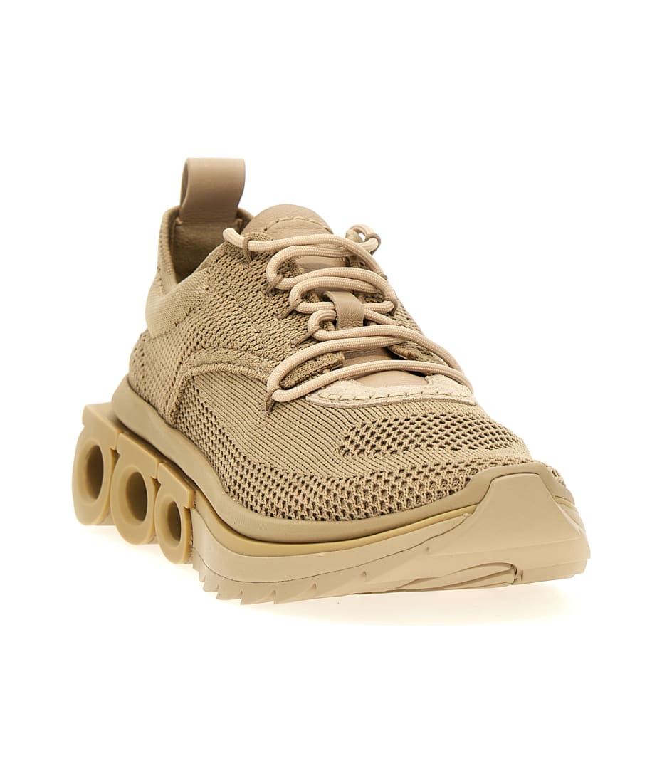 【24SS NEW】FERRAGAMO_woman/ NIMA スニーカー / GrayPink FERRAGAMO Nima Knit Sneaker (Women) | Nordstromrack
