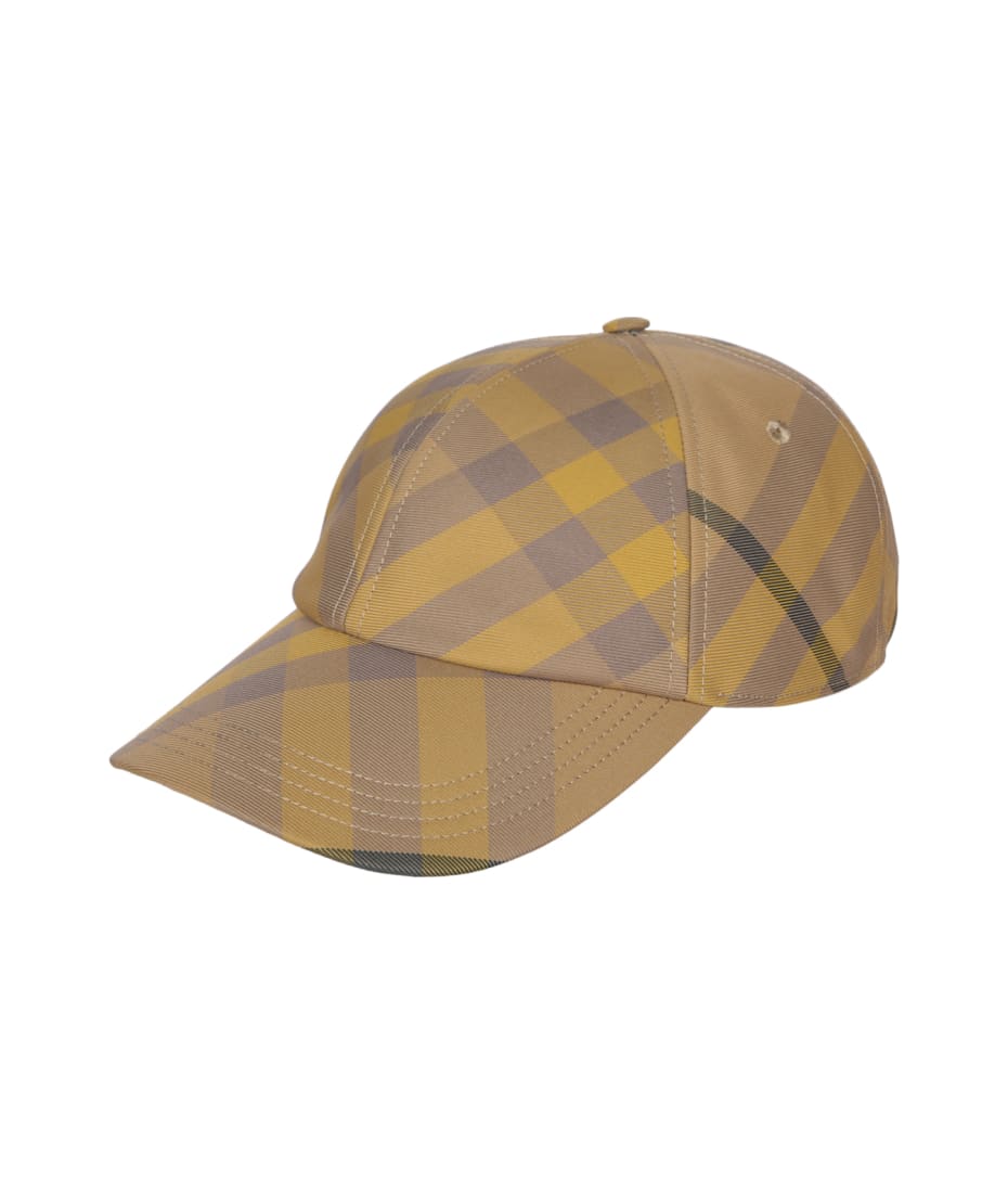 【関税＆送料込み】Burberry Essential Check Cap Burberry Check Baseball Cap - Hats - BeyondStyle