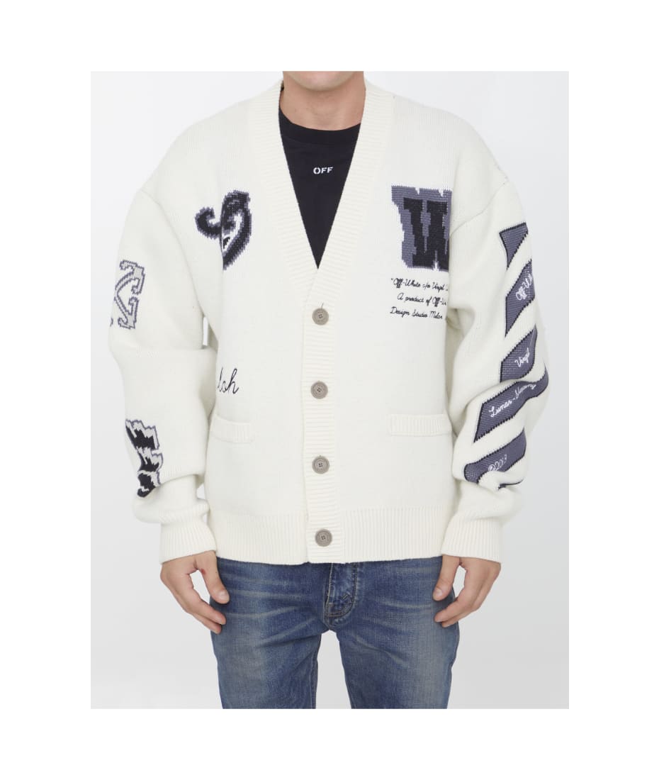 Off-White Cardigan Moon Vars