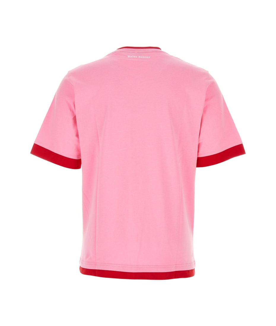 激安大特価！ Wales Bonner ALWAYS italist, | T-shirt Marathon Cotton Pink トップス