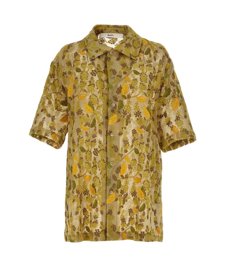Tシャツ・カットソー Sefr SS23 NOAM SHIRT (SS23NOAM_WHIEVEIL) Noam Shirt in Arizona Lilac - Séfr | Afura Store