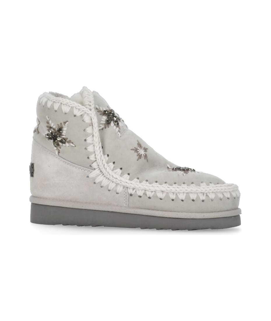 Mou Eskimo Wool Stars And Rhinestones Boots | italist