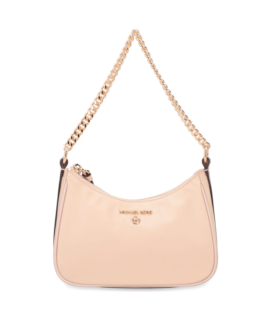 Michael Kors Enzo small beige shoulder bag Home