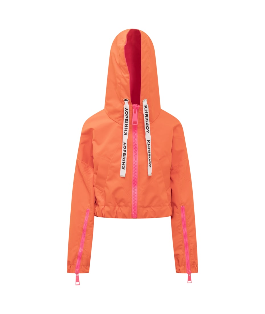 Cropped Windbreaker Jacket