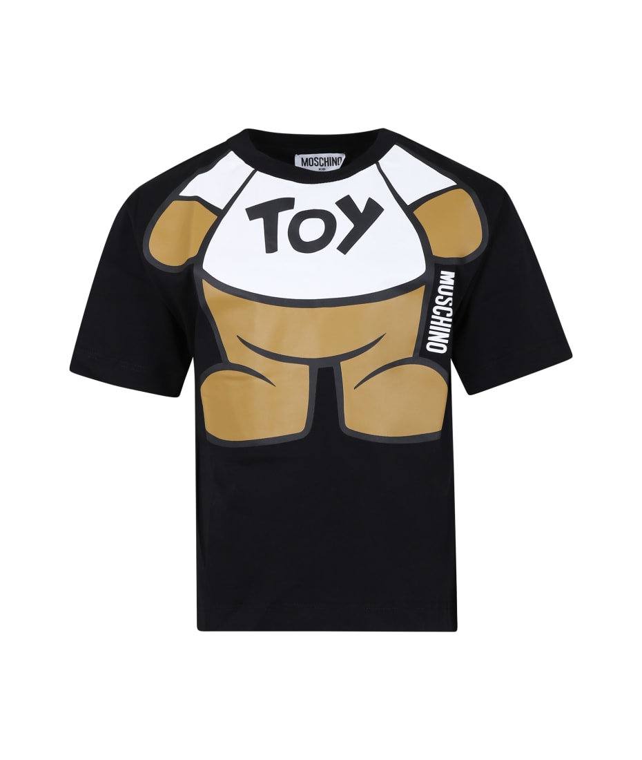 Moschino Teddy Bear short-sleeve T-shirt - Black