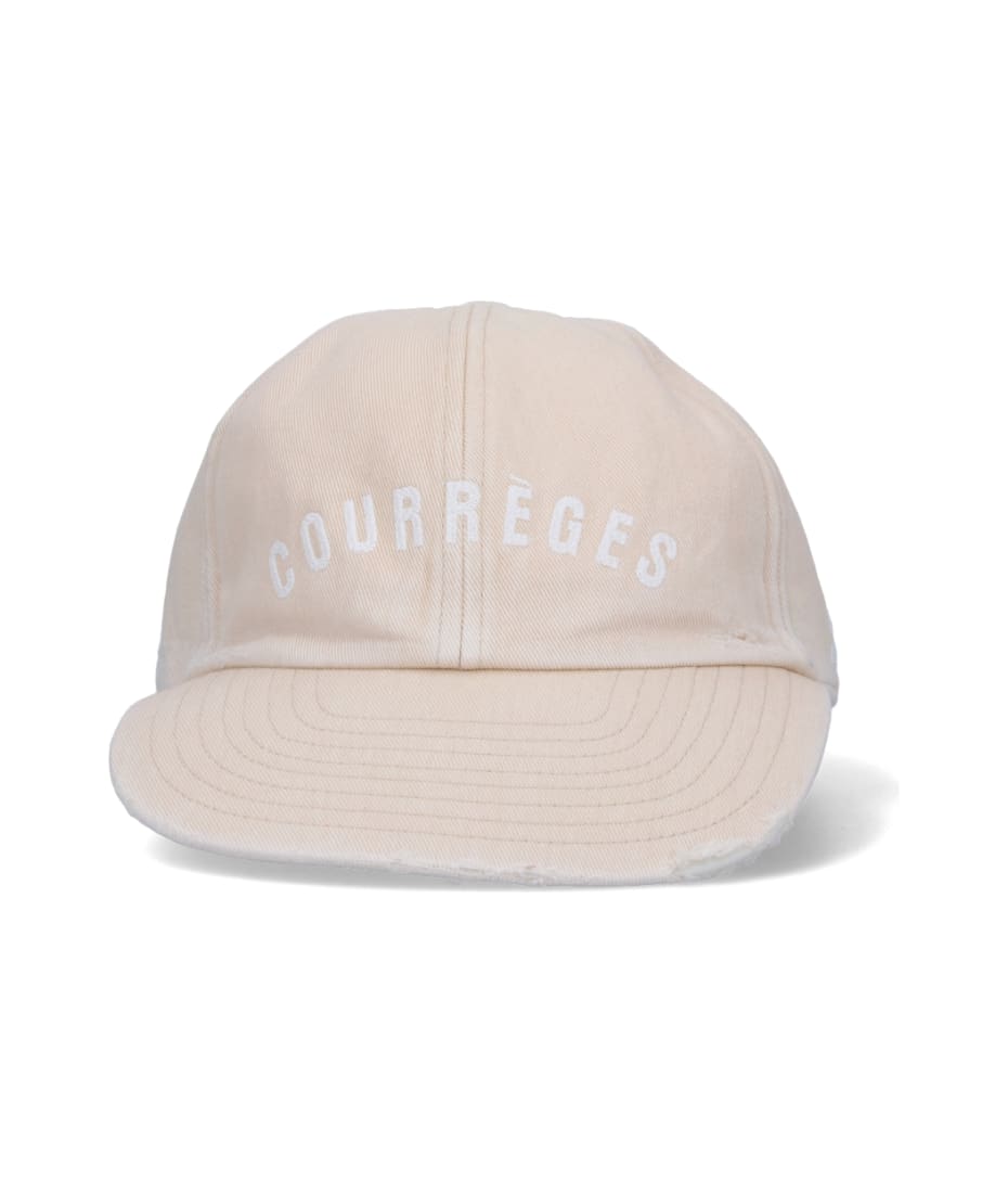 ☆韓国の人気☆【Courreges】☆LOGO PATCH WOOL BASEBALL CAP☆ Caps & Hats Men - courrèges