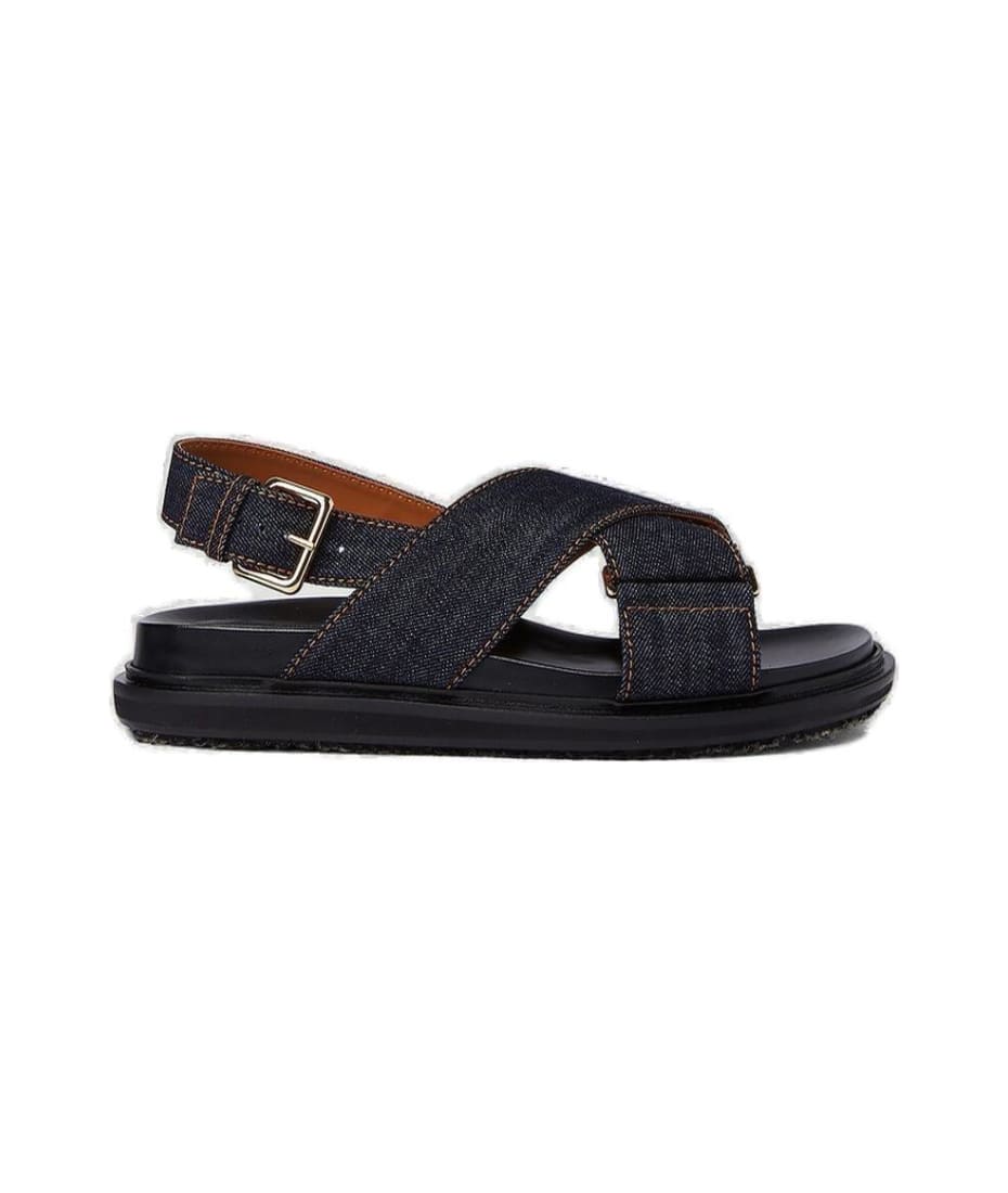 Marni Fussbett slingback sandals - Black