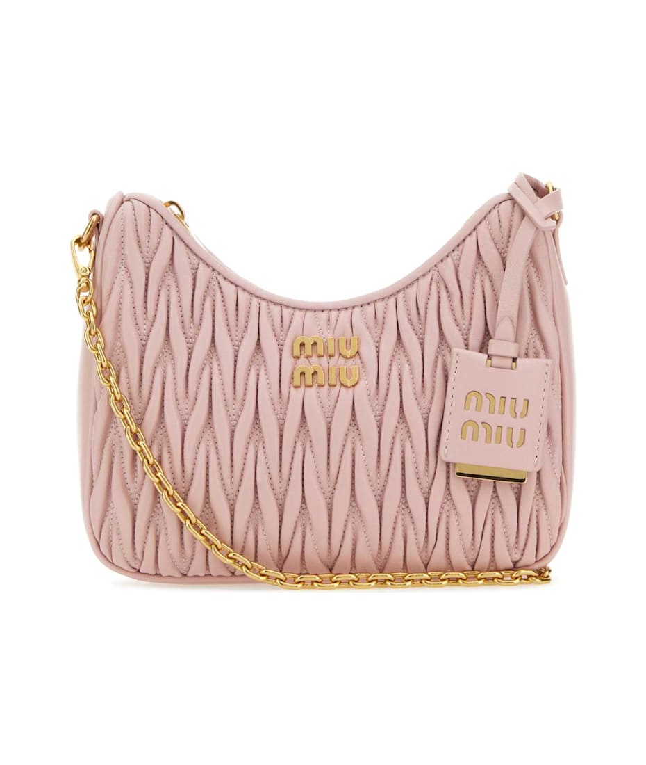 Pink Leather Handbag