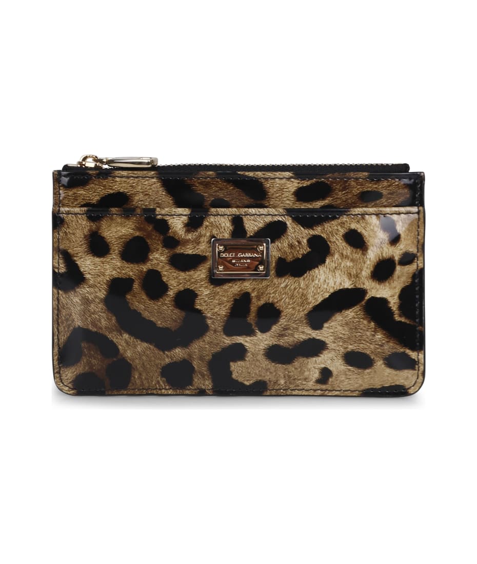 all-over leopard-print wallet