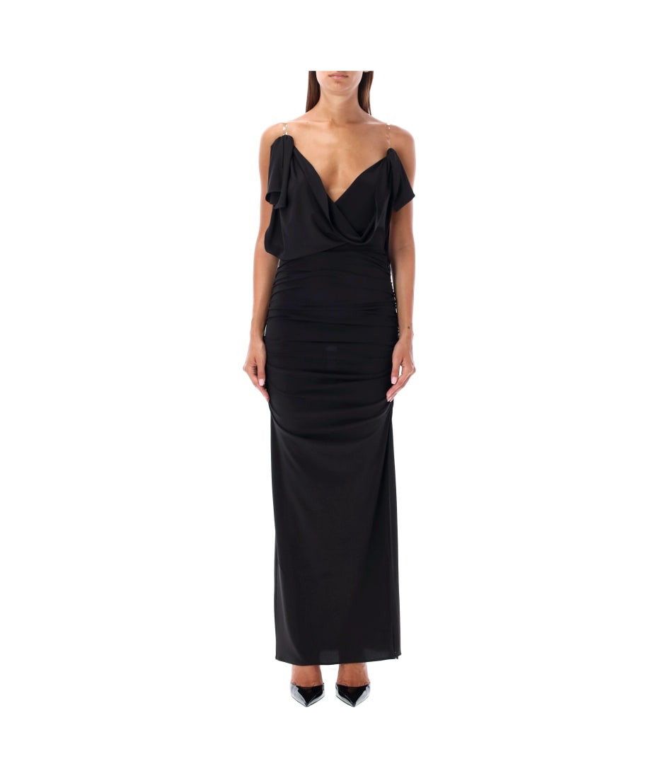 The Attico Long Dress Jersey | italist