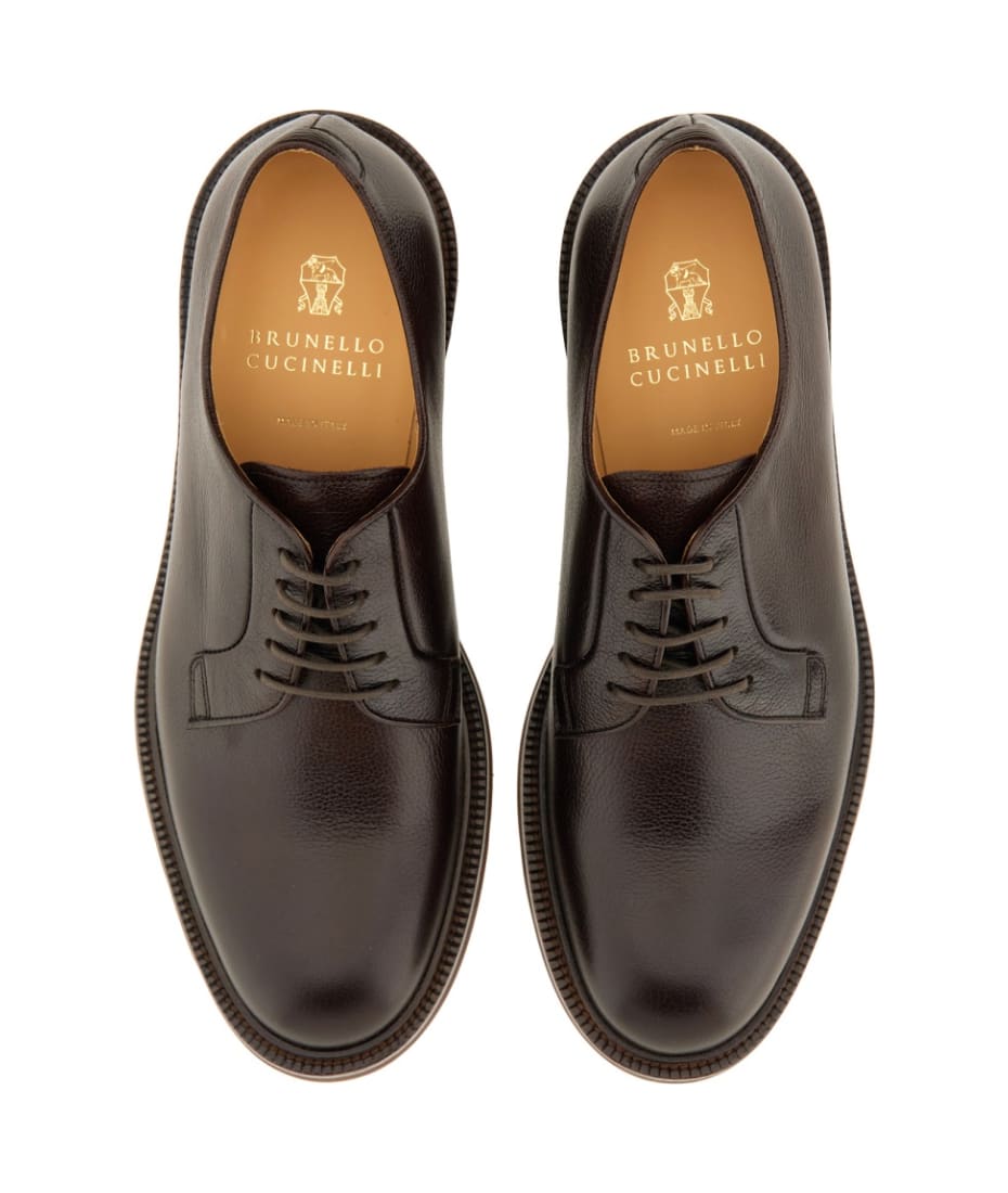 BRUNELLO CUCINELLI Lサイズ イタリア製 Brunello Cucinelli Leather Derby. | italist