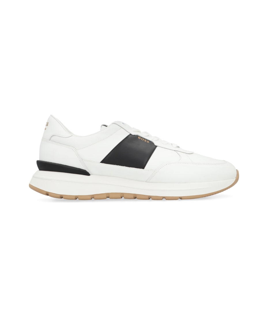 【送料&関税込】Hugo Boss Jace Leather Low-top Sneakers Hugo Boss Jace Leather Low-top Sneakers | italist