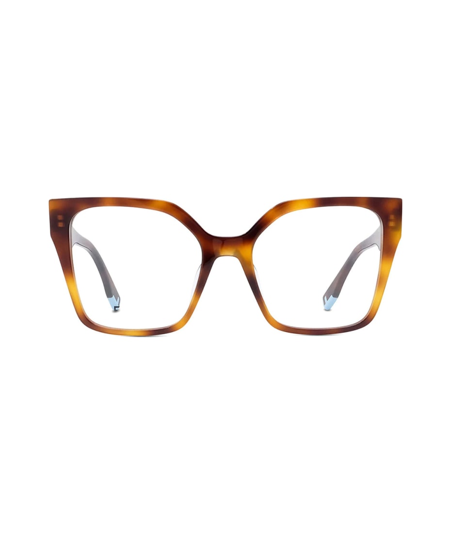 FENDI スクエアフレームメガネ FE50002I 053 Eyeglasses FENDI Way FE50002I 001 54-19 Black in stock