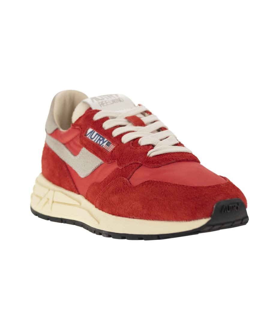 Autry Reelwind - Suede And Technical Textile Trainer