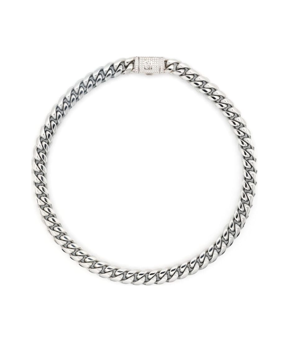 CHANEL150ML daishin Darkai White Cuban Necklace | italist