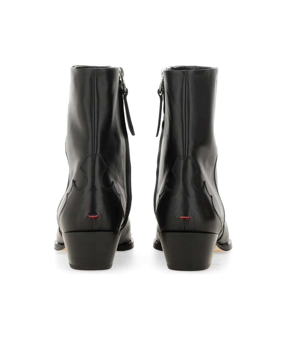 ショートブーツ・ブーティ aeyde FW24 (HESD40CH BLACK) aeyde Leather Boot | italist