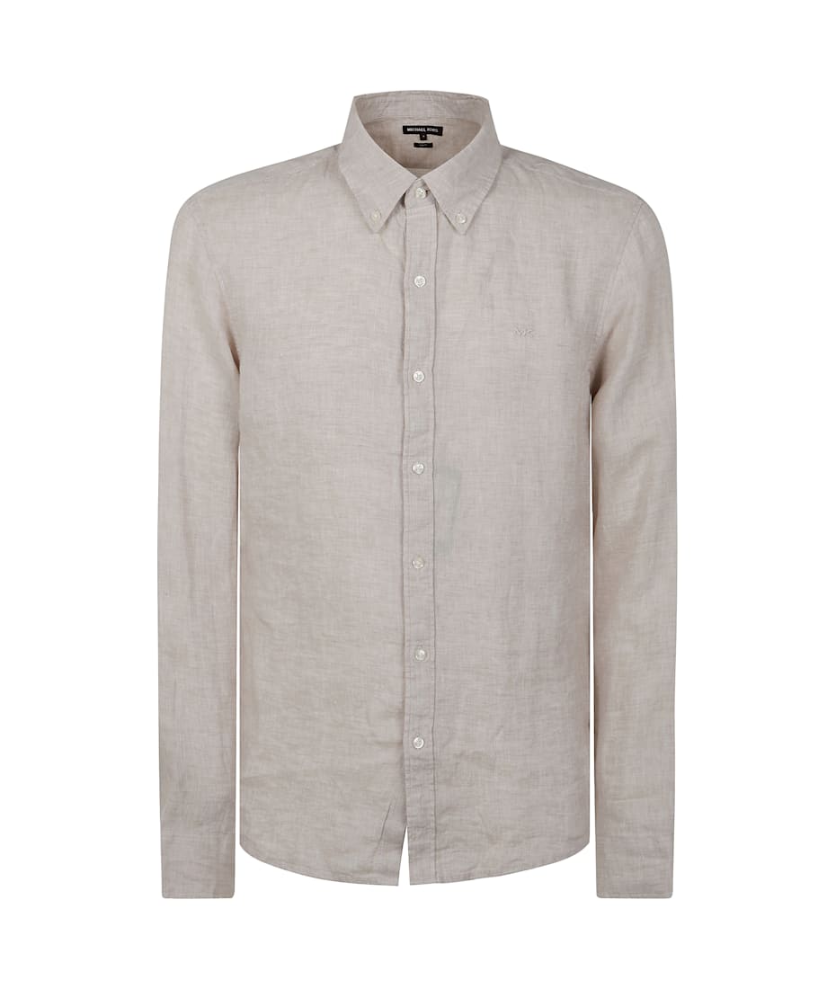 Tシャツ・カットソー Michael Kors SS25 LONG SLEEVES LINEN SHIRT (CS4400H4YT 436) Linen Shirt | Michael Kors [EE]