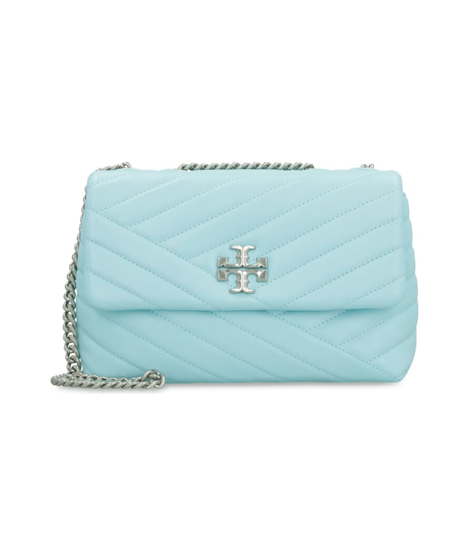 Tory Burch Outlet: Kira bag in quilted leather - Sky Blue