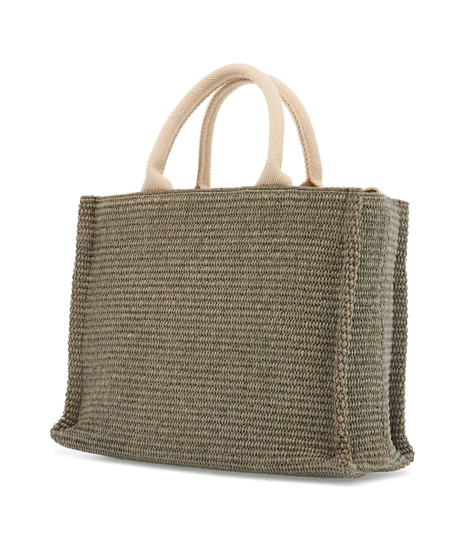 Marni Small Fabric Rafia Effect Shopping Bag | italist
