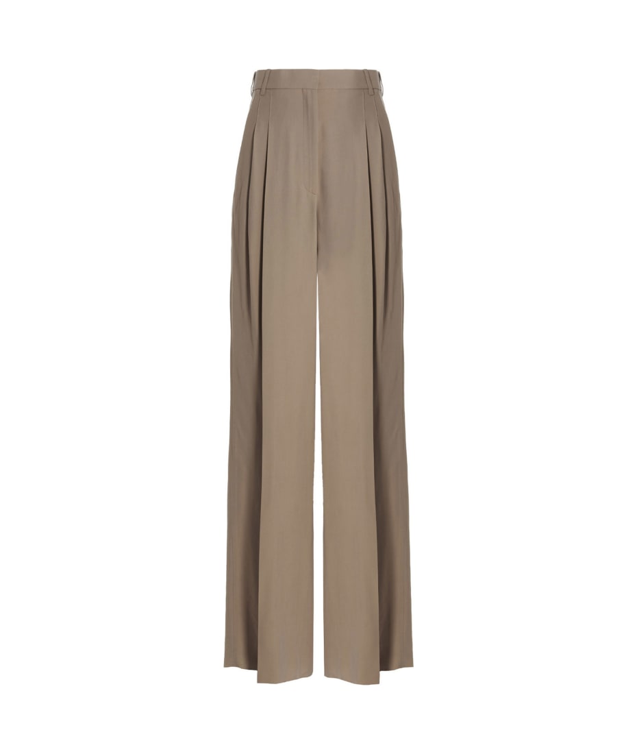 パンツ ROCHAS Pin tuck pants Pink ROPW30062ARW090 Rochas Pin Tuck Pants | italist