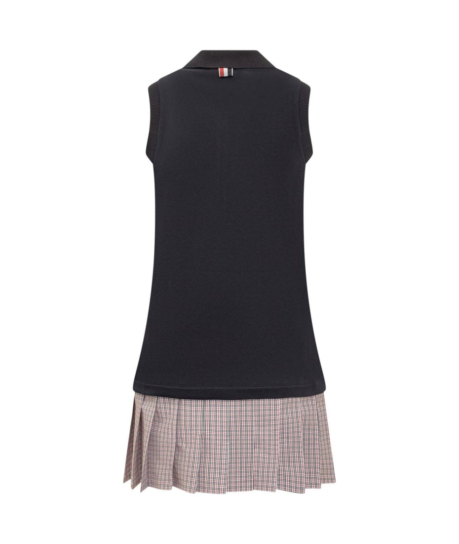 Thom Browne Pleated-panel Sleeveless Polo Dress | italist, ALWAYS LIKE A  SALE