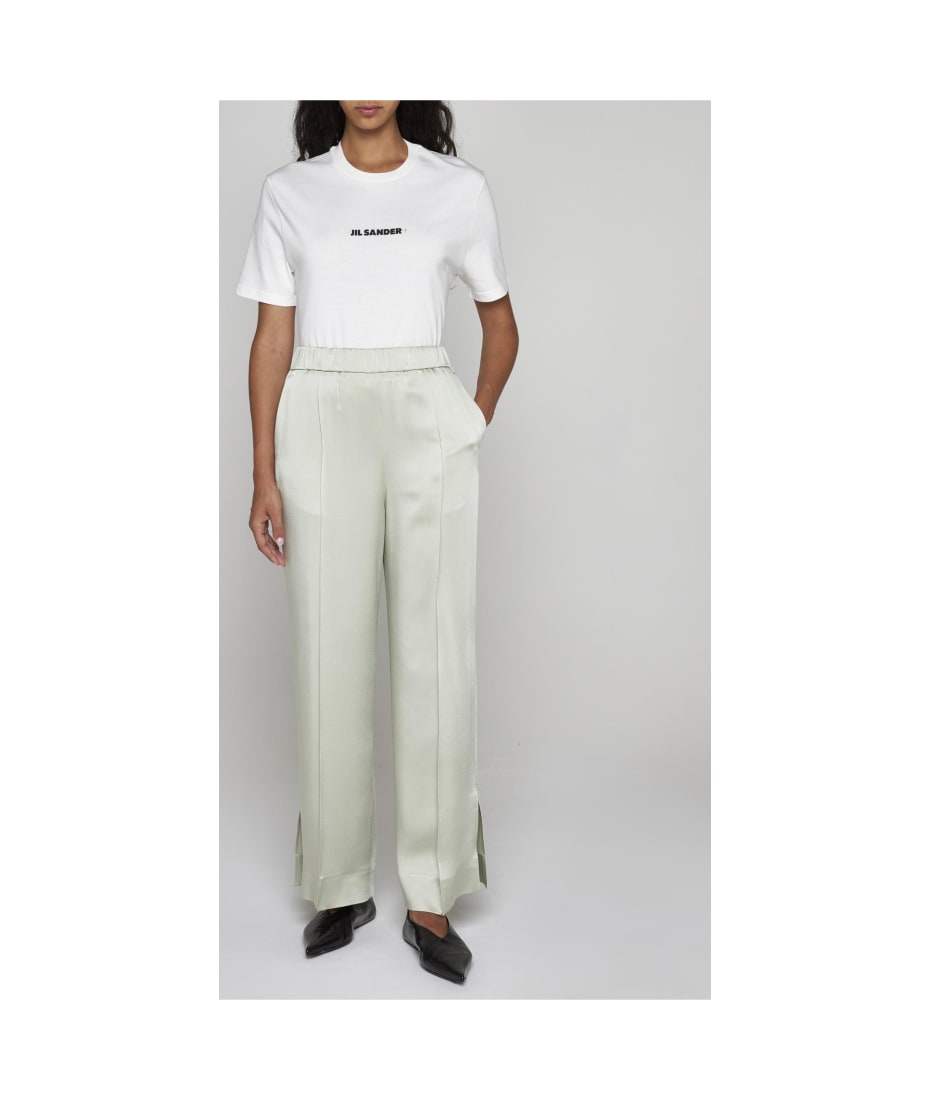 Acetate And Viscose Trousers