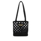 Prada Black Straw Handbag | italist