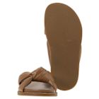 Fabiana Filippi Leather Slipper With Fussbett And Knot