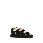 サンダル・ミュール NEOUS Two-tone fabric and leather Octans sandals Neous Two-tone Fabric And Leather Octans Sandals | italist