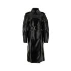 【関税&送料込】Sportmax Black Synthetic Leather Faggi Coat 8b5832032885b63f300713f2ed8dfb