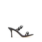 Alexander Wang Dark Grey Leather Riot Mules | italist