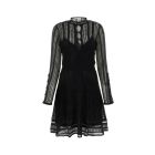 Chloé Black Linen Blend Mini Dress | italist