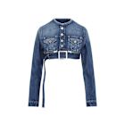 ジャケット JeanPaul GAULTIER SUPER CROPPED DENIM JACKET Jean Paul Gaultier Belted Super Crop Denim Jacket | Neiman