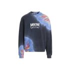 スウェット・トレーナー MSGM Logo print tie dye sweatshirt by Burro Studio MSGM Tie-dye cotton crewneck sweatshirt with logo and